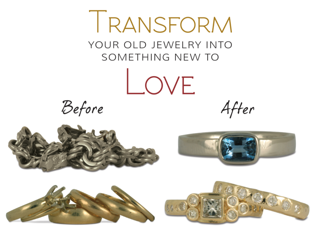 Turning old store jewelry into new